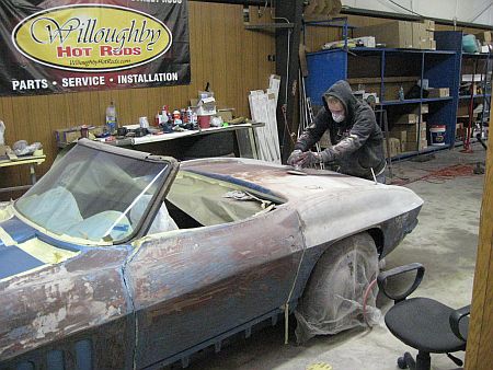 1965 Corvette Paint Stripping